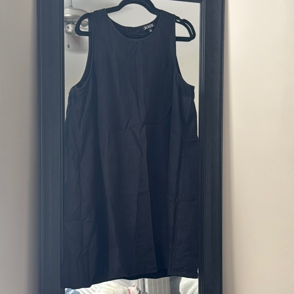 J. Crew Black Tunic Top